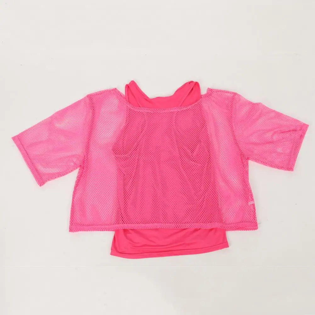 

Комплект с коротким рукавом, Модный женский комплект с открытыми плечами, накидка с круглым вырезом, 2 шт./комплект, стильный жилет