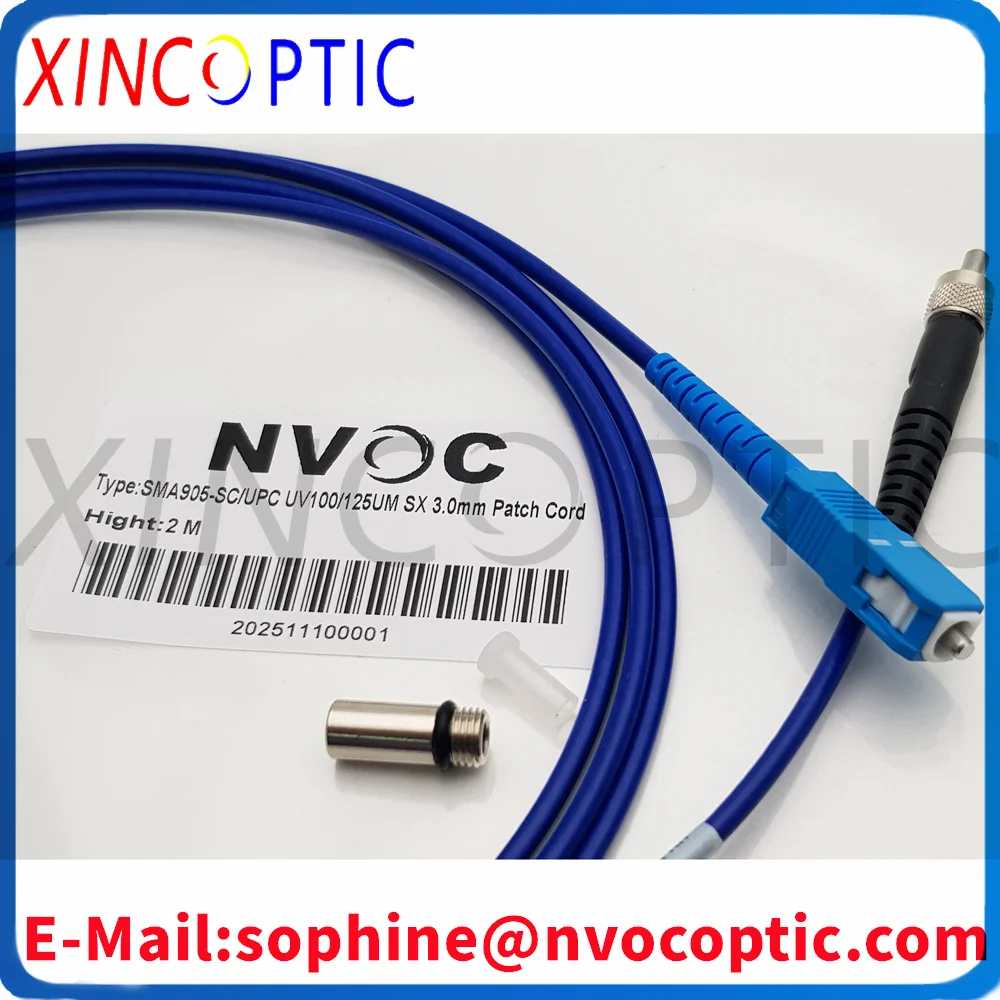 

SMA-SC 105/125 US-VIS 200-1100 нм 0,22NA 1/2/3/5 м кремнеземный металлический сердечник 100 мкм оптоволоконный патч-корд соединительный кабель