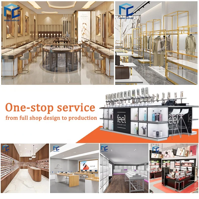Custom.Factory مباشرة متجر المجوهرات الفاخرة التصميم الداخلي عرض تصميم مخصص لمتجر المجوهرات