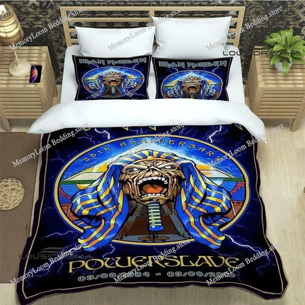 3D Rock Band I-Iron-M-Maiden Bedding Sets Exquisite Bed Supplies Set Duvet Cover Comforter Set Bedding Set Luxury Birthday Gift
