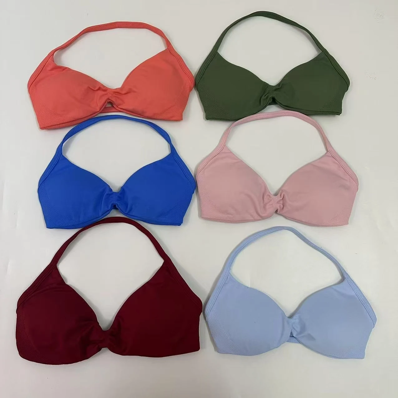 Yoga Sports Bra Strappy Backless Yoga Gym Bra Removable Cups Women Workout Clothing Gym Top Halter Sport Bras