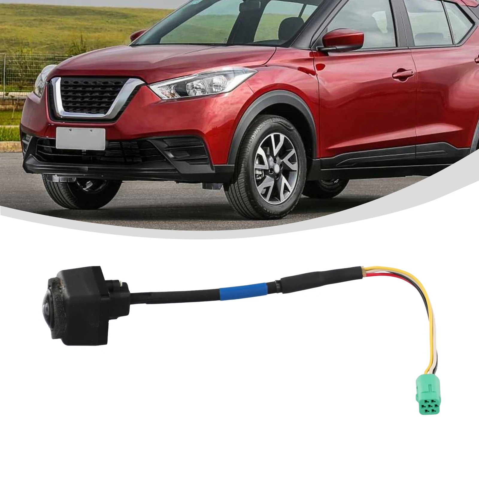 For Nissan Car Black Mirror Side Mounted Camera #28419-4BA0A For Nissan For Rogue 2016-2019 For Kicks For Juke For Infiniti QX30