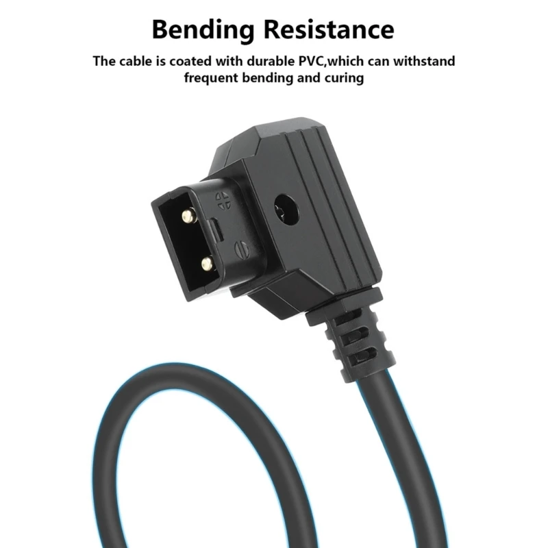  D-Tap to 3-Way 2-Pin 0B Supply Cable 14.8V Output for Camera Accessory Use