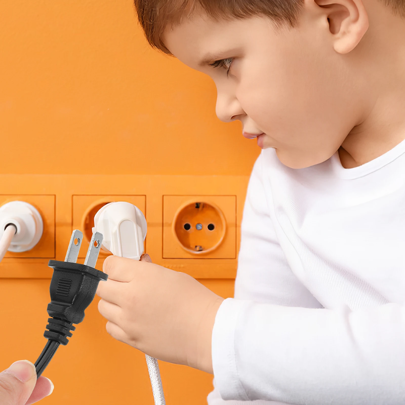 

1.5M Power Prong Plug Bare Tail For Lamp Computer Rice Cooker Machine Tool Home Office Appliance Replacement Extension