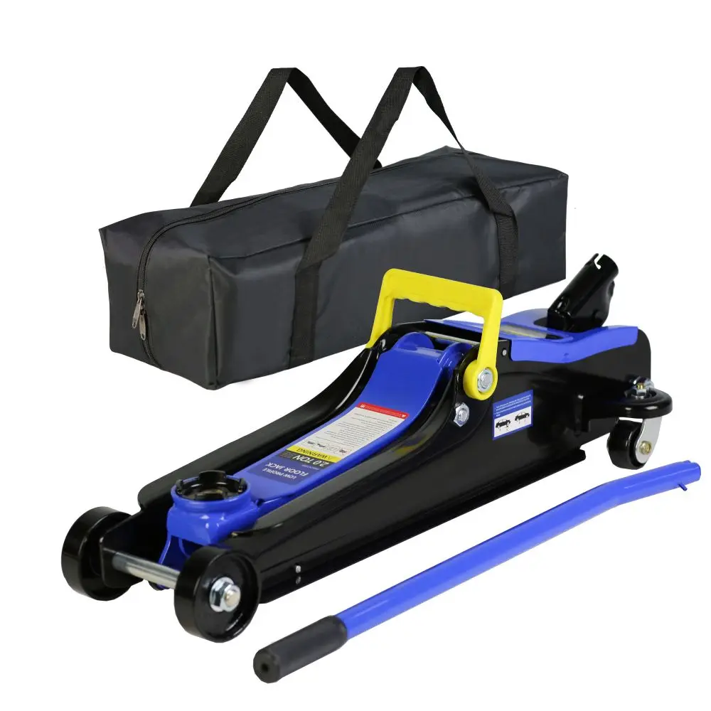 

2 Ton Low Profile Floor Jack, Heav yDuty Steel Racing Floor Jack with Single Piston QuickLift Pump, Lifting Range 3.3"-15.2"