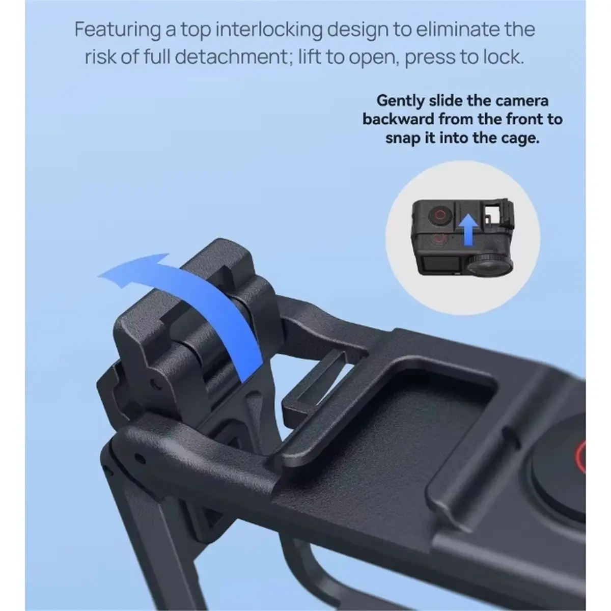 Cage Frame for Action6 Quick Release Shockproof Light Weight Protective Case for Action 6 Camera