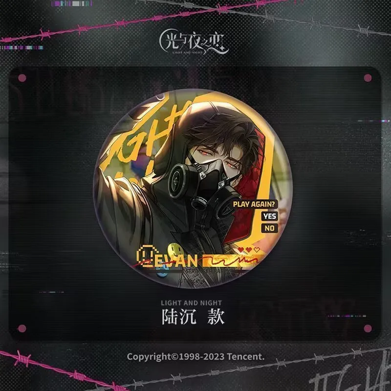 「光と夜の愛」周辺グッズ パッションシリーズ 小誼（シャオ・イー）チャーリー・スー・ジ・シ・リ・シャ・ミン・シン・ル・チェン バッジ・ブローチ