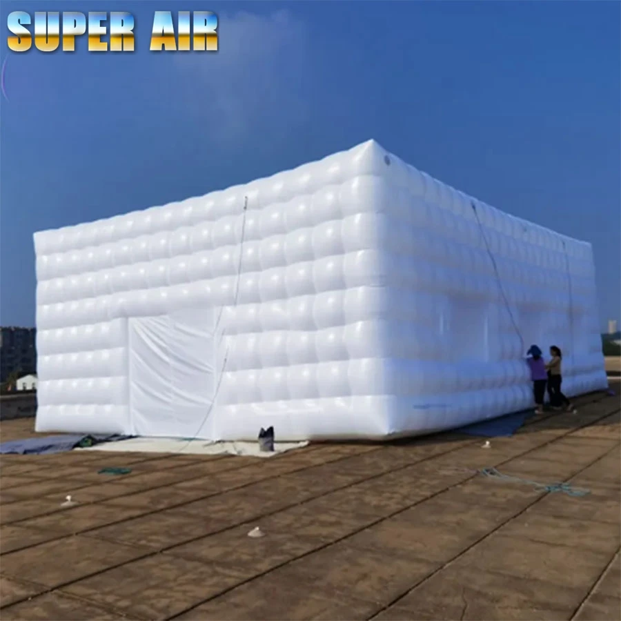 High Material Reusable Custom Outdoor White Box Inflatable Tent for Events & Weddings