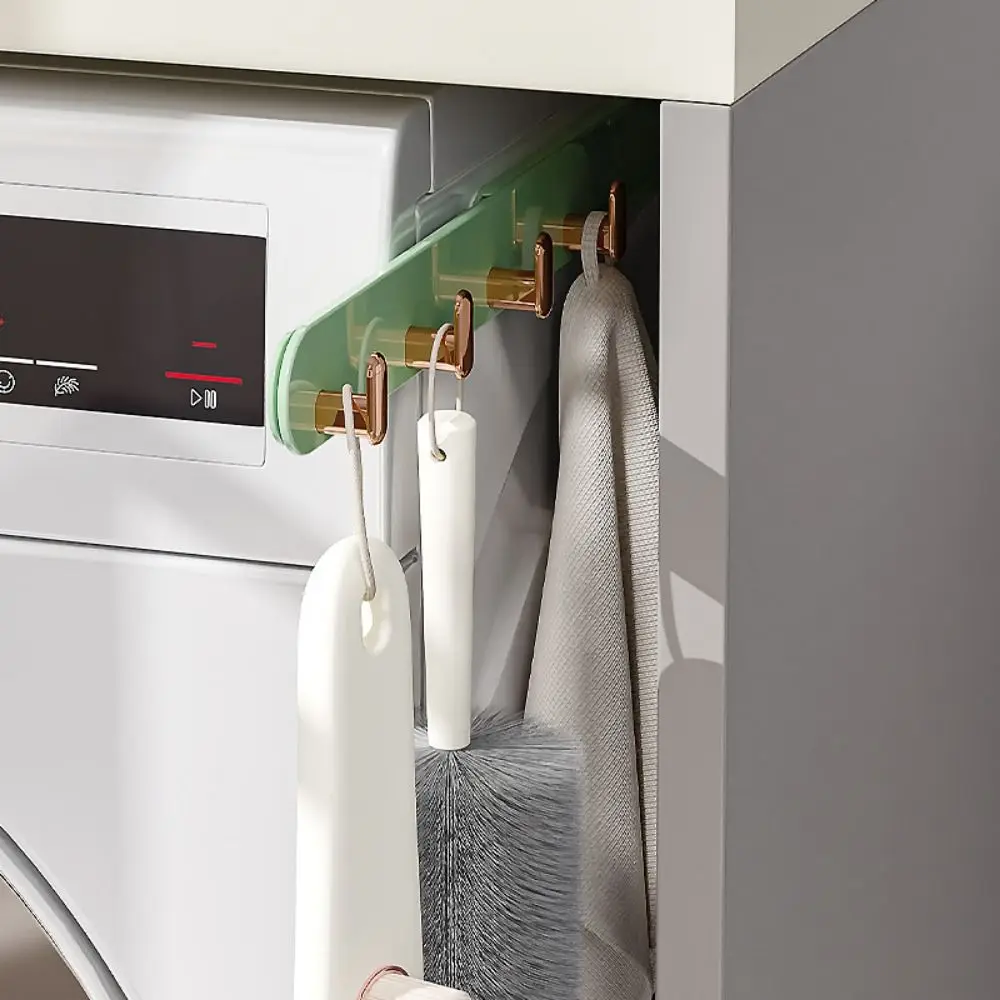 Unique Plastic Retractable Wall Hook Wall Mounted Push-Pull Type Shower Robe Hook Waterproof Kitchenware Storage Hook for Home