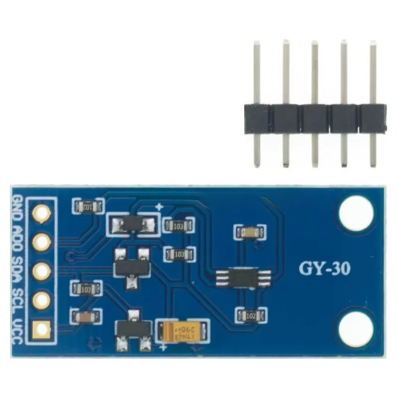 2pcs GY 30 GY 302 BH1750FVI Digital Light Intensity Sensor Module I2C for Arduino Raspberry Pi Ambient Light