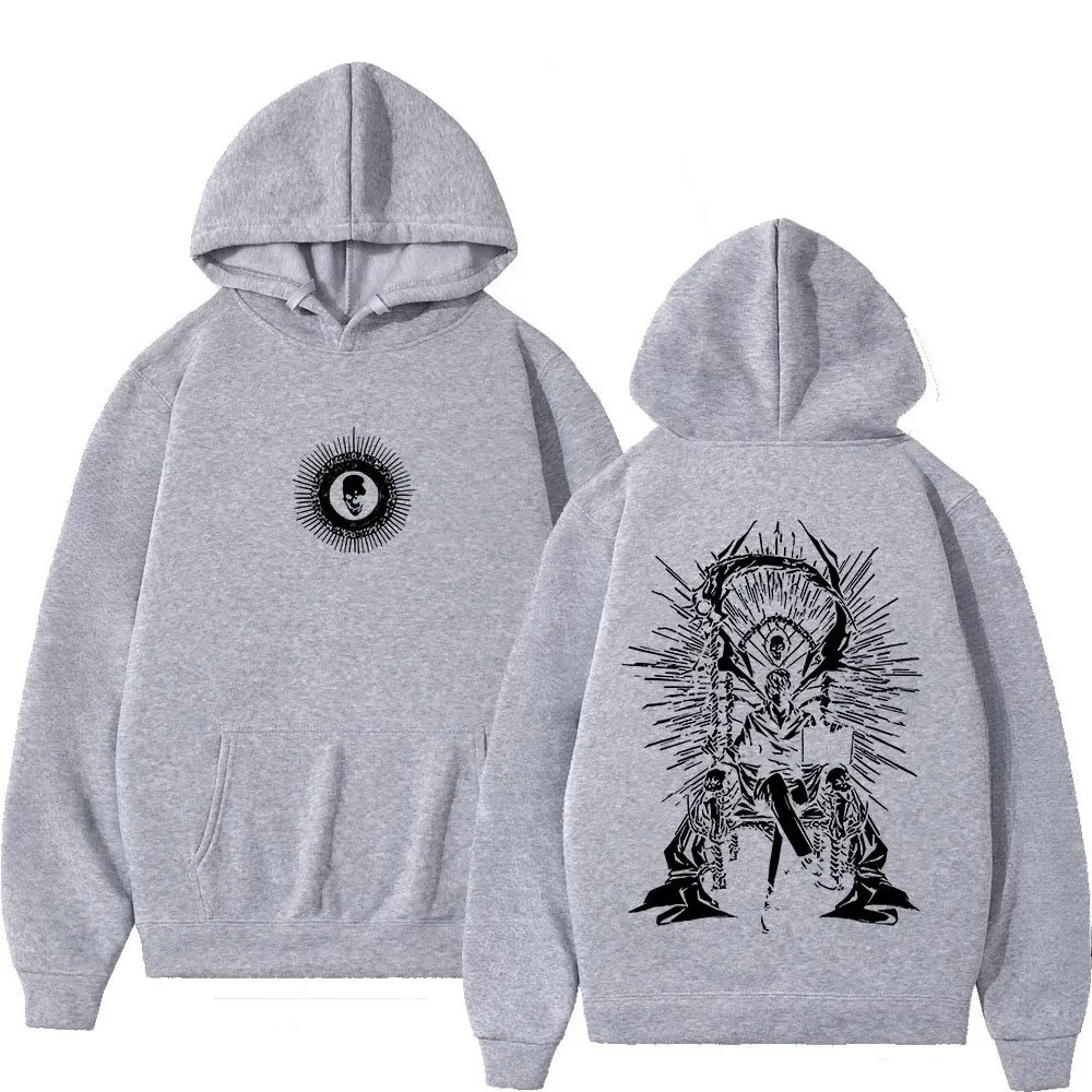 Vintage Anime Death Note Light Yagami Kira Hoodie Men Women Sweatshirt Gothic Manga Unisex Long Sleeve Pullover Streetwear Top