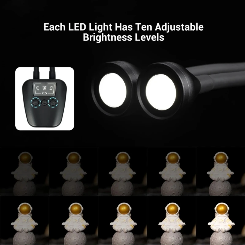 E56B LED Fill Light for DSLR Cameras for DSLR Camera Macro Photography Led Arm light