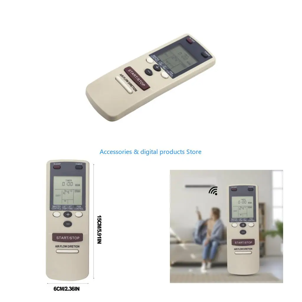 77JD Quick Responsing Remote Control Plastic Texture for Accurate Device Command