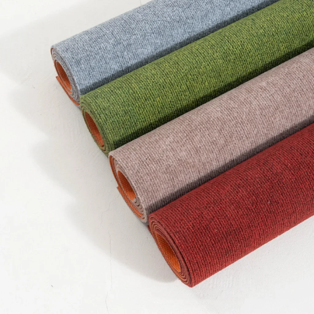 Solid Color Large Area Rugs Decoration Office Non-slip Easy Cleaning Rugs Home Sofa Coffee Tables Living Room Foot Mat Thickened