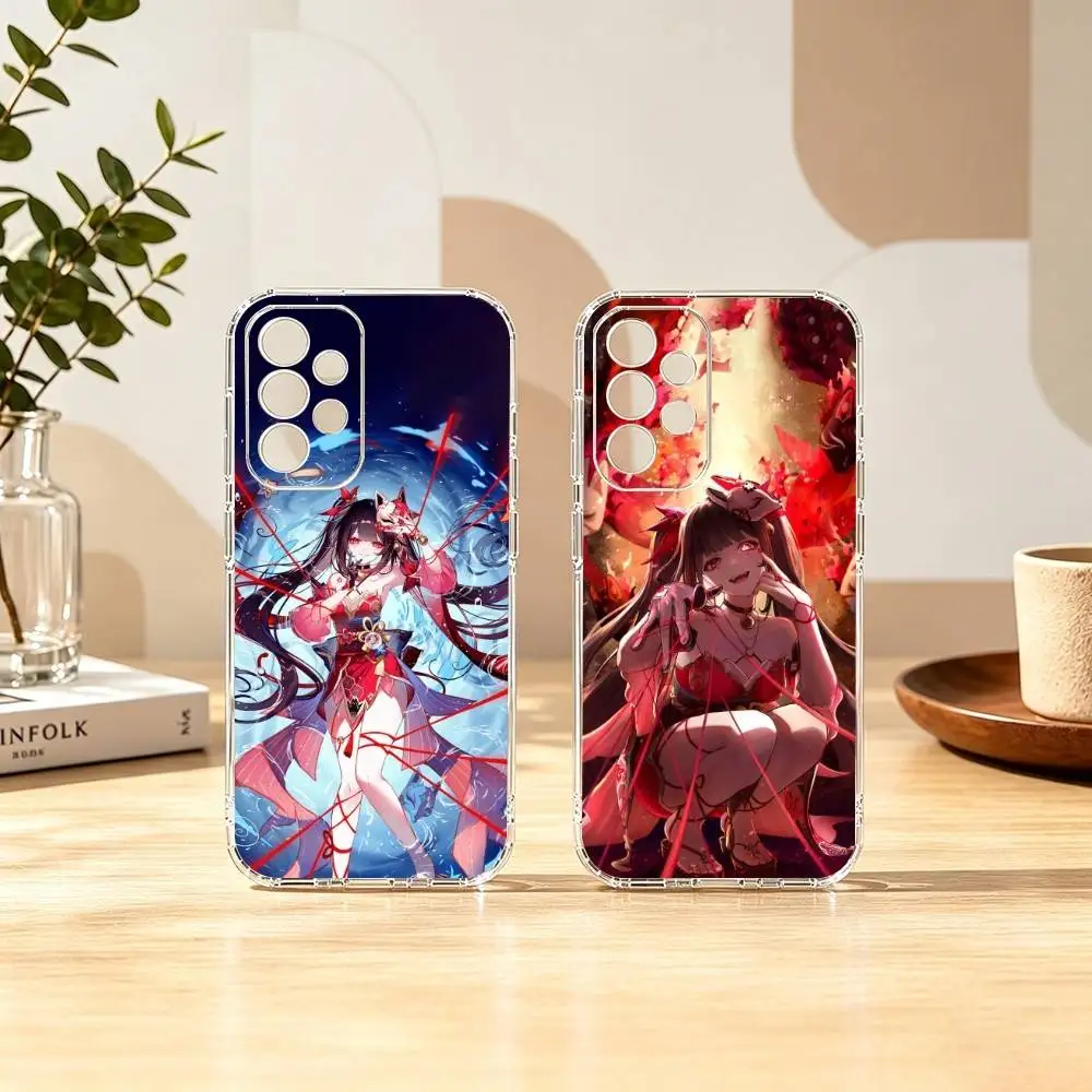 Game Honkai Star Rail Sparkle Gift Phone Case Transparent Silicone Soft For Samsung S25,S24,S21,S22,S23,S30,Ultra,S20,Plus,Fe