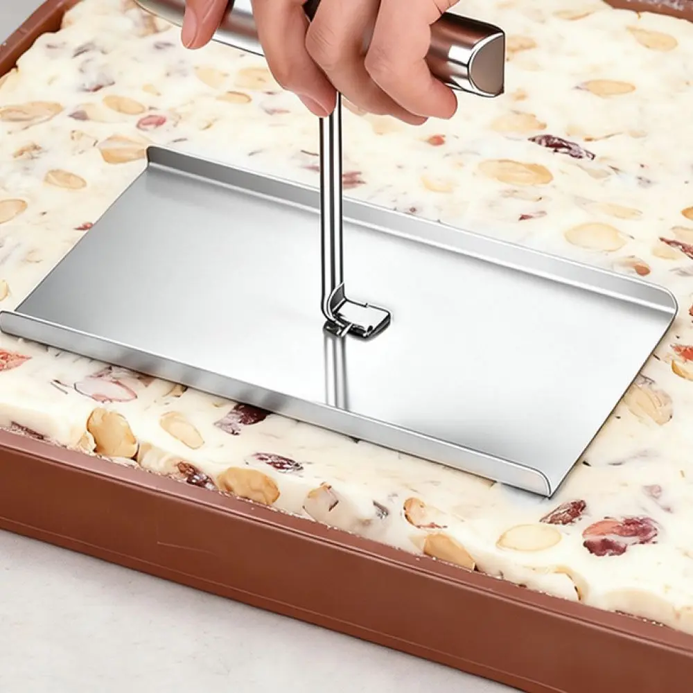 Durable Stainless Steel Baking Presser For Yujian Nougat Shaping Tool Professional Kitchen Pastry Flattening Equipment