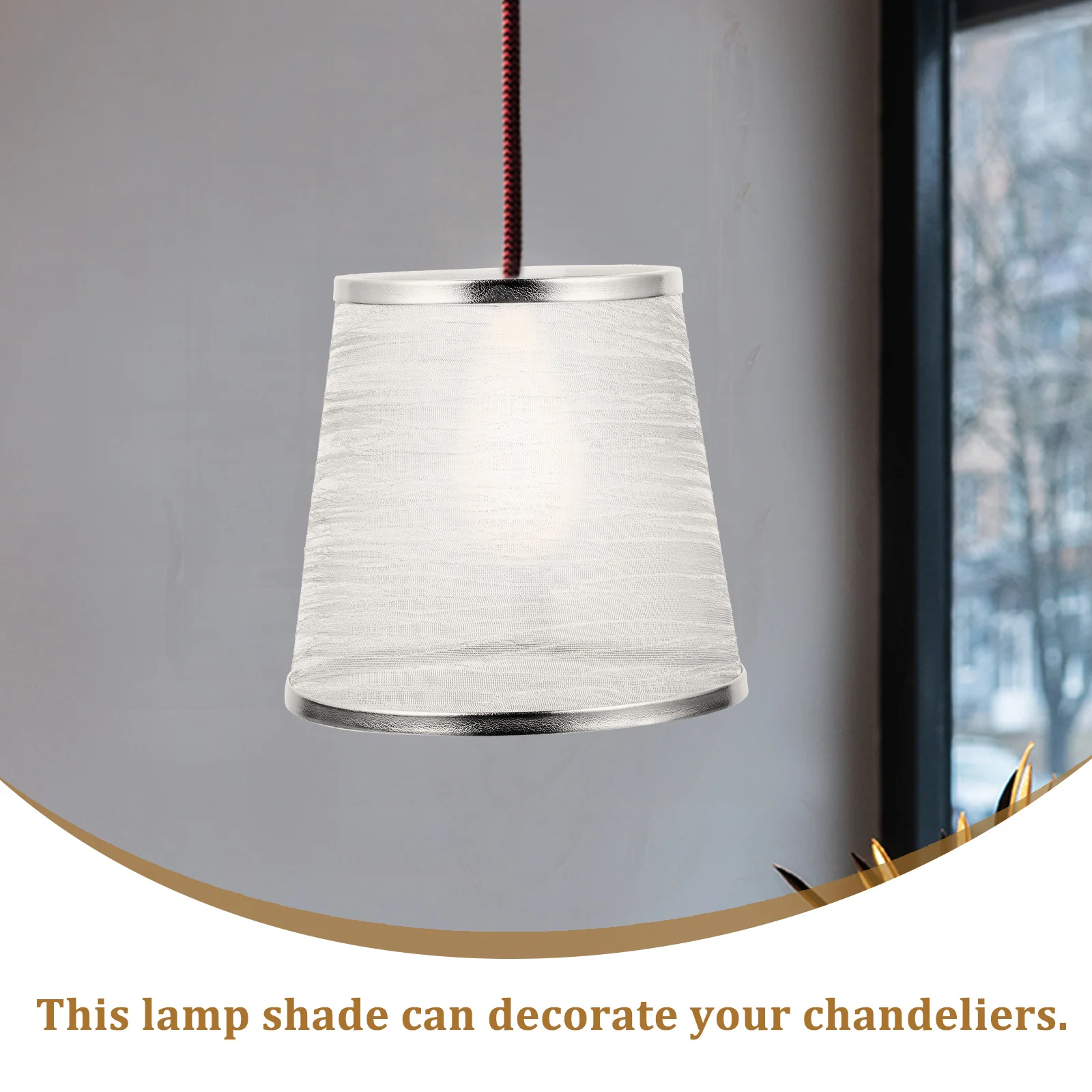 

Cloth Lampshade Replacement Small Drum Lamp Shade For Wall Desk Lights Decorative Indoor Light Cover Durable Home