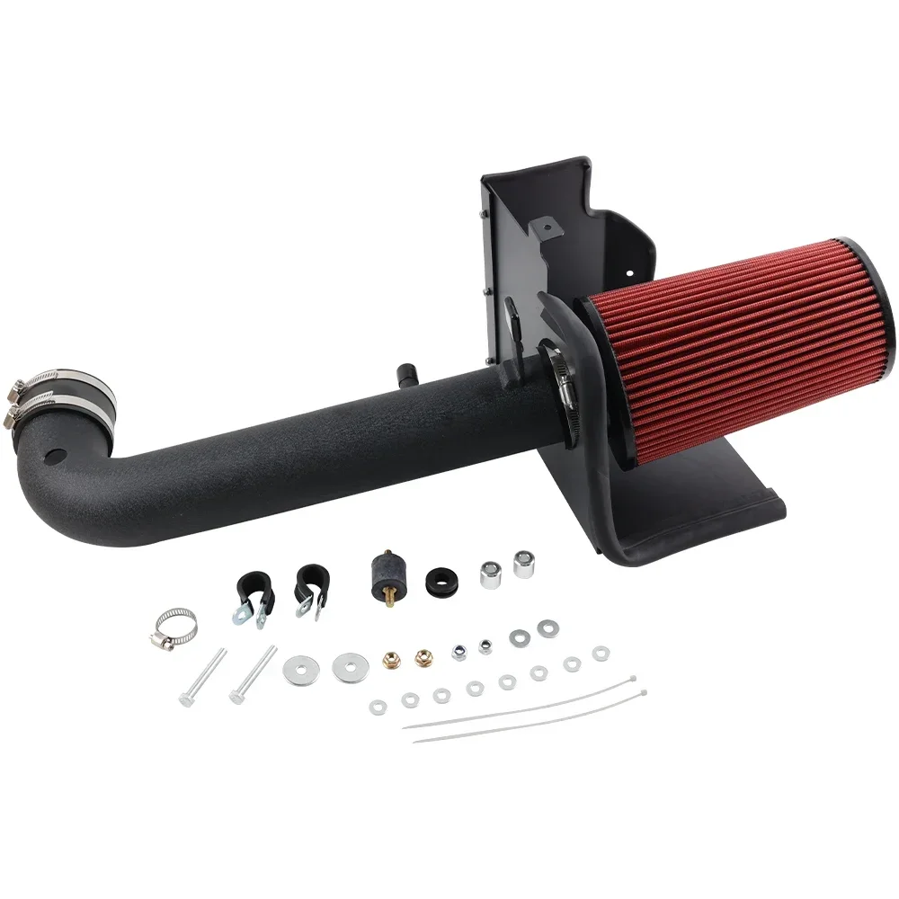 10550A Cold Air Intake Kit For 2012-2018 Jeep Wrangler JK V6 3.6L 4-Door/2-Door Sport Easy Installation Reusable Air Filter