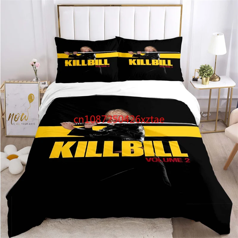 

Movie /Kill B-ill Poster Couette 220x240 Duvet Cover Sets Printed Bedding Set Double Queen King Size,Bettbezug