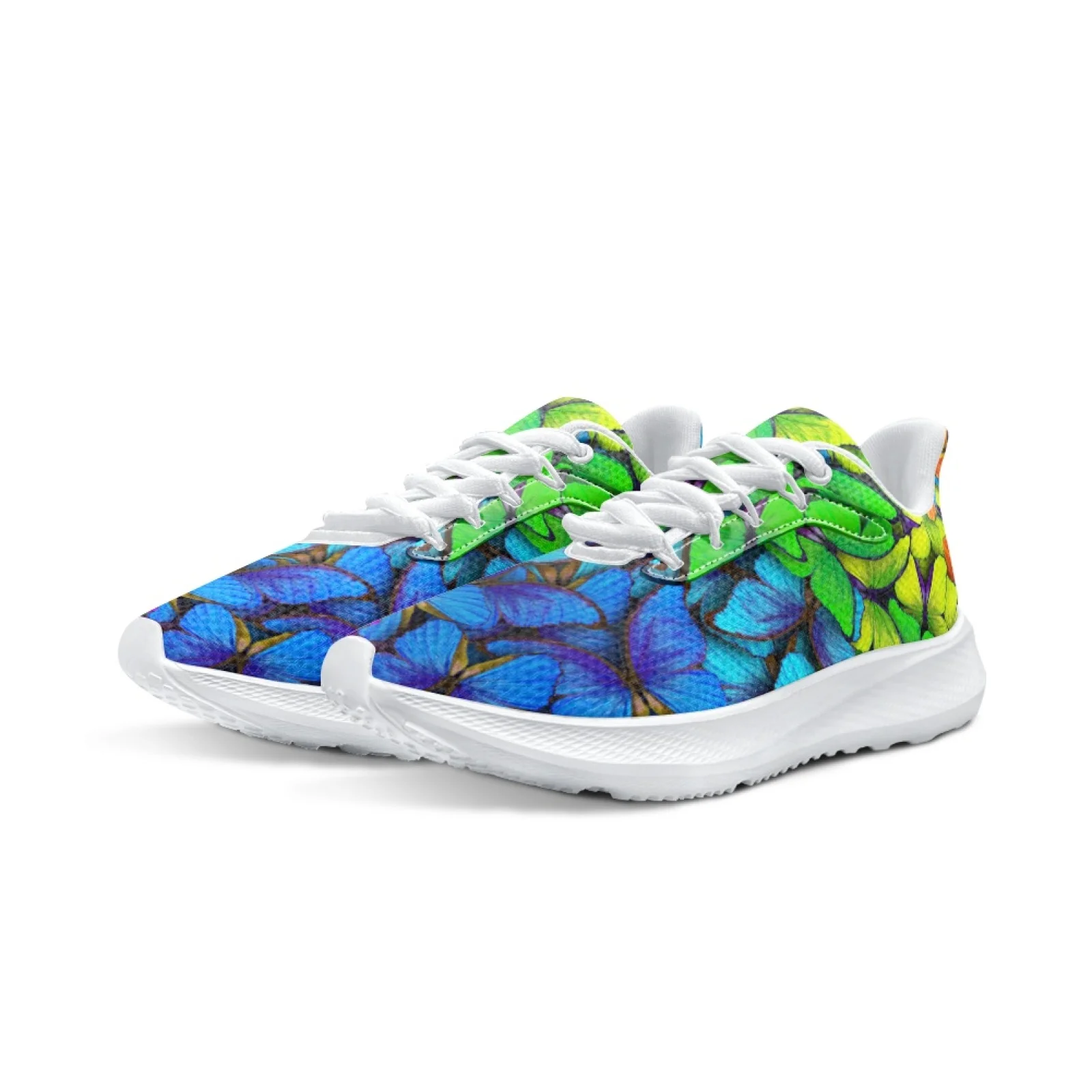 INSTANTARTS Morpho Menelaus Printed Women's Running Shoes Butterfly Designer Girls Tennis Shoes Comfortable Gym Casual Sneakers