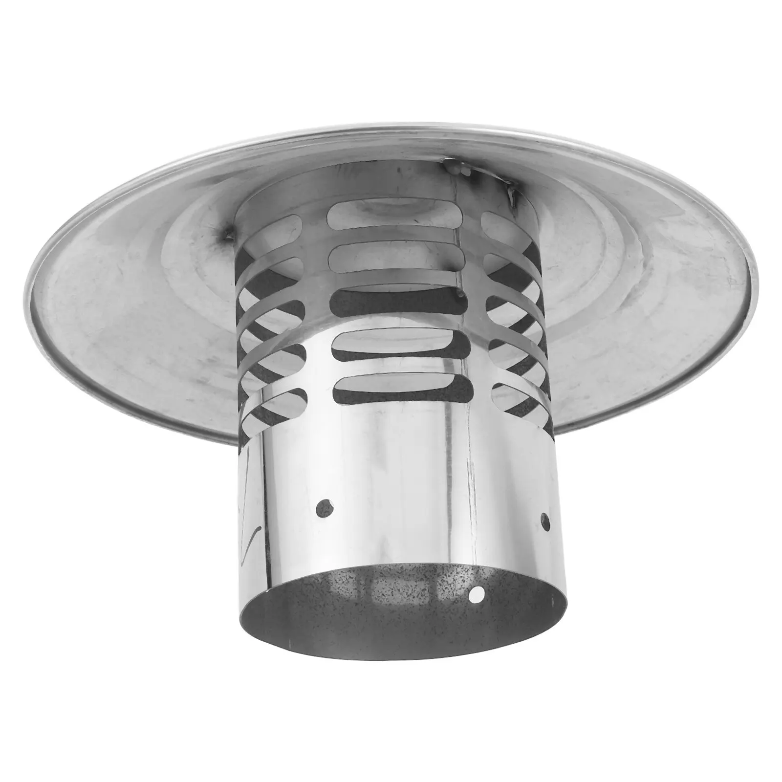 

3 Inch Round Stainless Steel Chimney Cap Cone Cap for Wood Stove Pipe Fireplace Exhaust Outdoor Roof Ventilation Cover