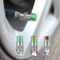 Cars Tire Air Pressure Monitor Alert 4Pcs/set Indicator Tire Valve Cap Gauge Car Accessories Car Tyre Pressure Gauge Caps Useful 3