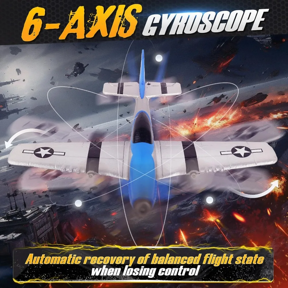 6-Achsen-Gyro-stabilisiertes RC-Flugzeug für Kinder: anfängerfreundlicher ferngesteuerter Hubschrauber mit buntem Design