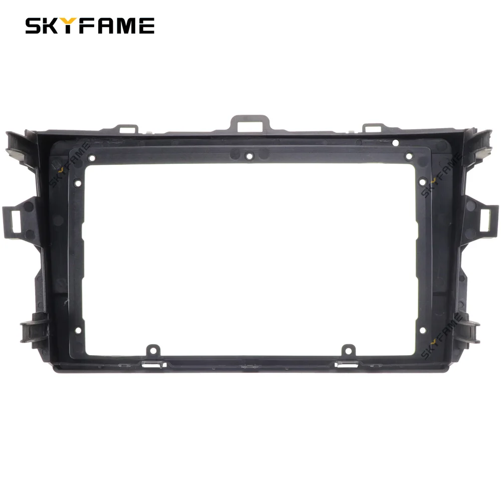 SKYFAME-Adaptador de Fascia para marco de coche, Kit de Panel de montaje para tablero de Radio Android para Toyota Corolla