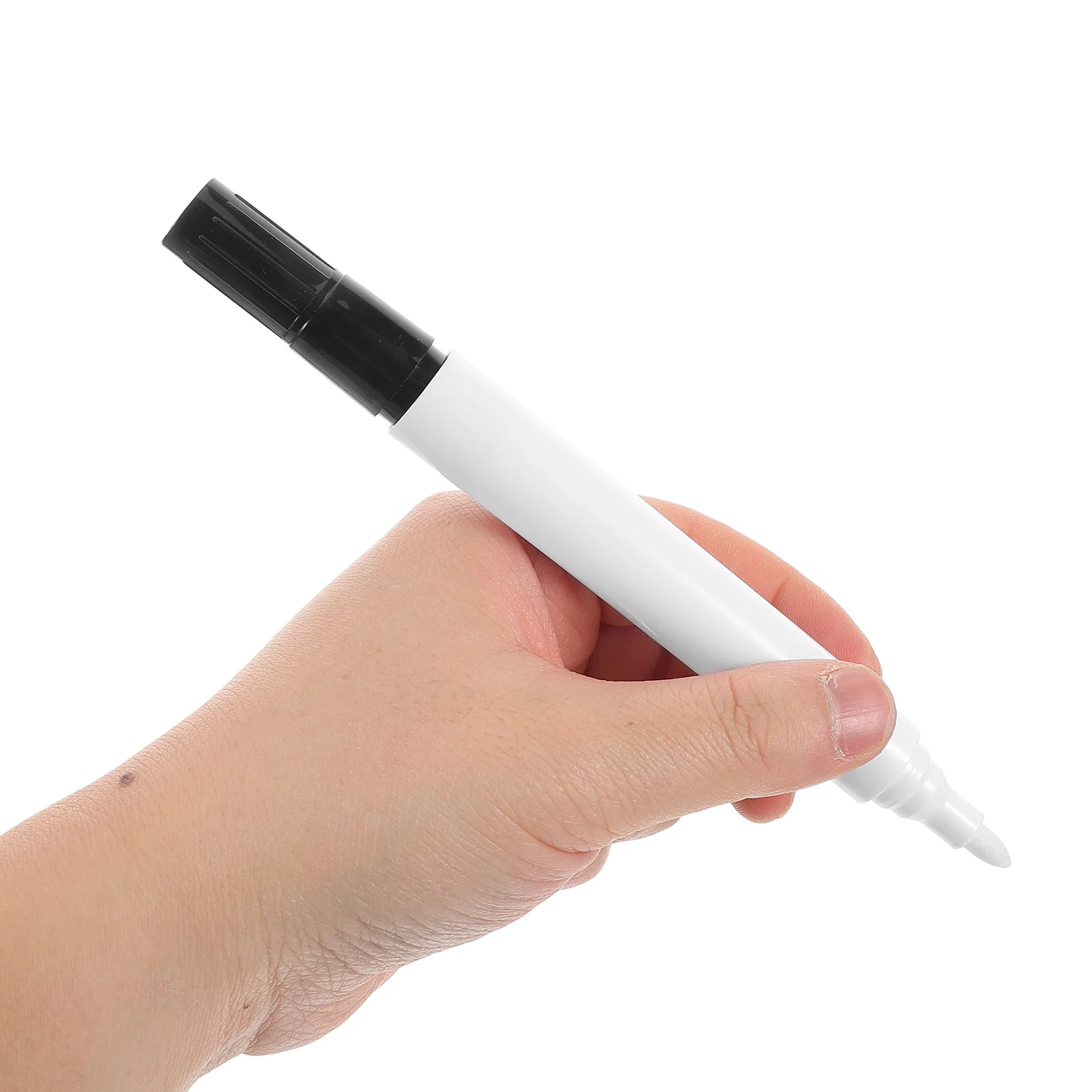 10Pcs Blackboard Pen Shells Refillable Dry Erase Markers Fine Tip Easy Wipe Smooth Ink Flow for Whiteboard Glass