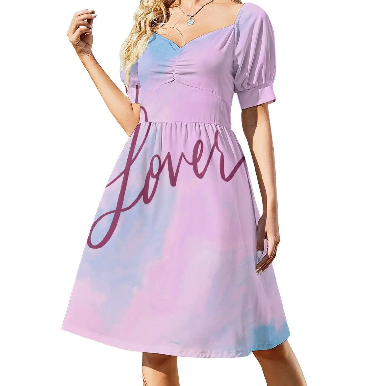 

Lover Short Sleeved Dress elegant dress dress for women