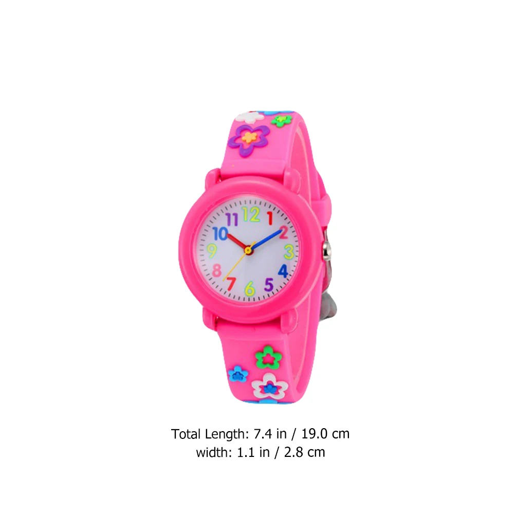 1pc Waterproof Kids Watch Cartoon Wristwatch For Children Silicone Timepiece Fashionable Durable Gift For Daily Use