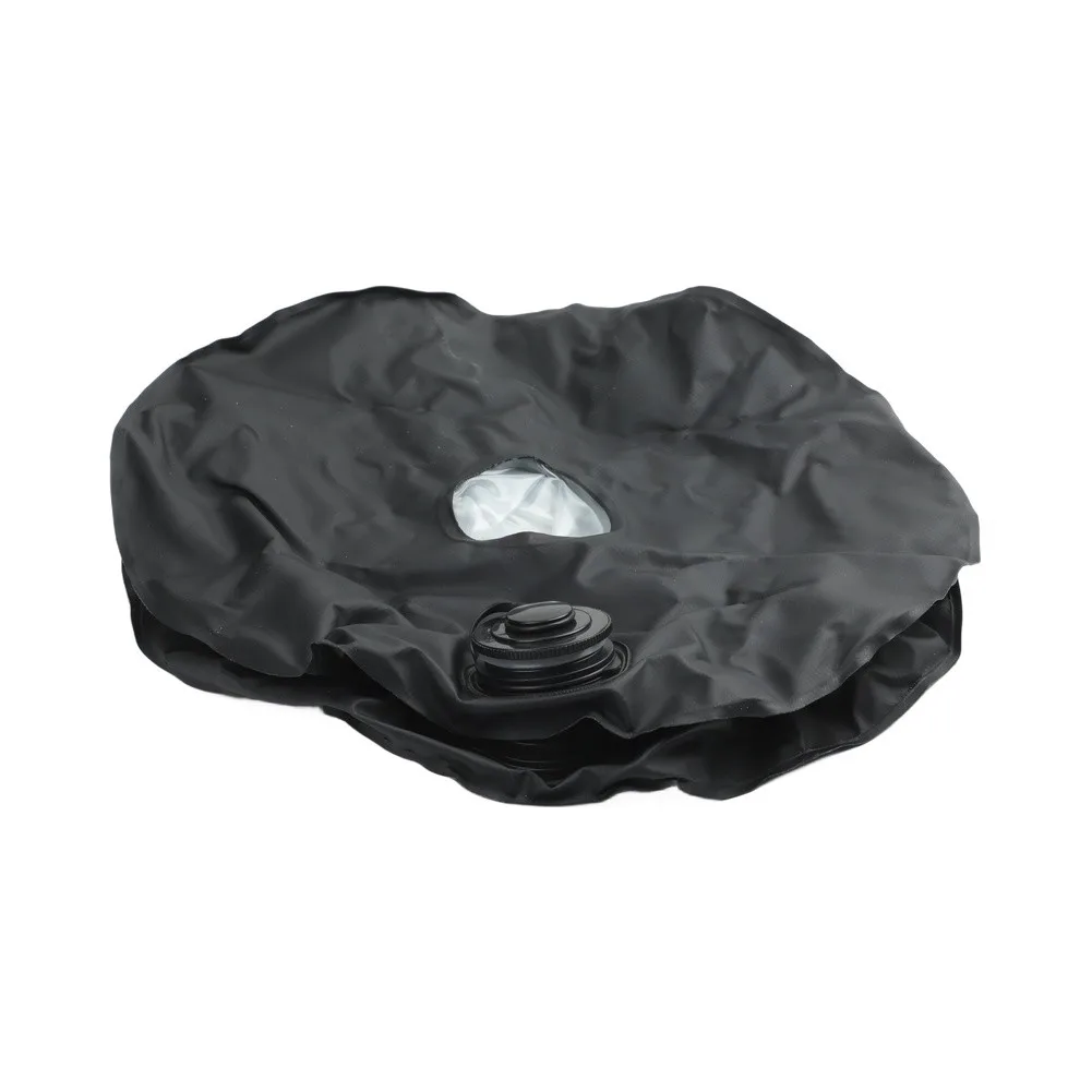 Weather Resistant Water Filled Umbrella Base Round with Handle Outdoor Umbrella Stand for Patio and Pool Areas