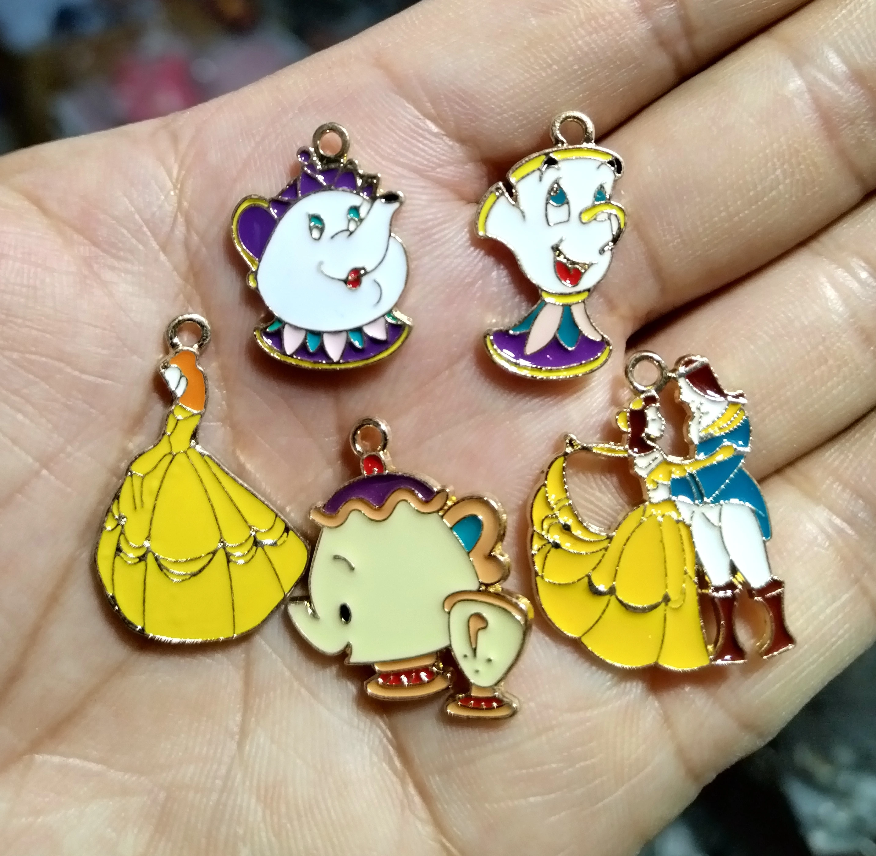 

mix Cartoon 50 pcs Enamel Charms Classic Characters Charm For Jewelry Making Earring Pendant Bracelet Necklace Accessorys