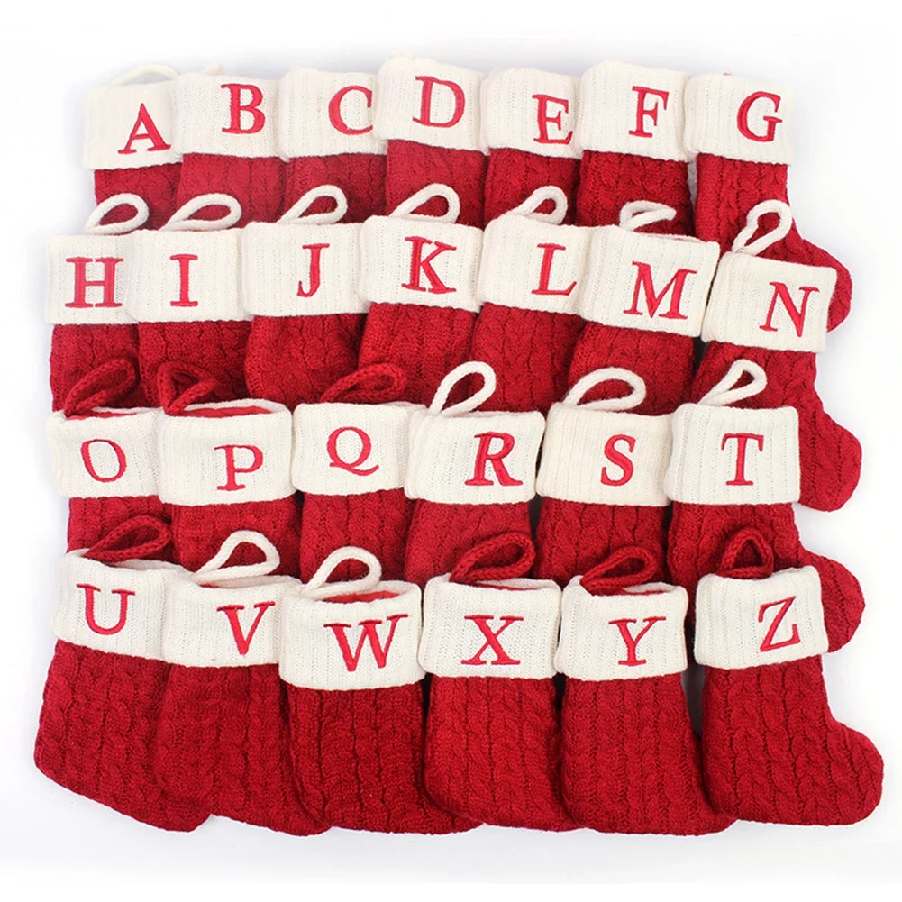 Xmas Socks Christmas Stocking High Capacity Decorations White Nex Year Christmas Decorations Socks Merry Christmas