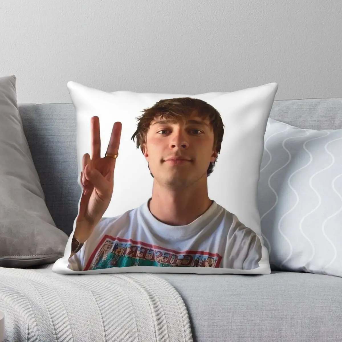 

Drew Starkey Rafe Pillowcase Polyester Linen Velvet Creative Zip Decorative Throw Pillow Case Car Cushion Cover