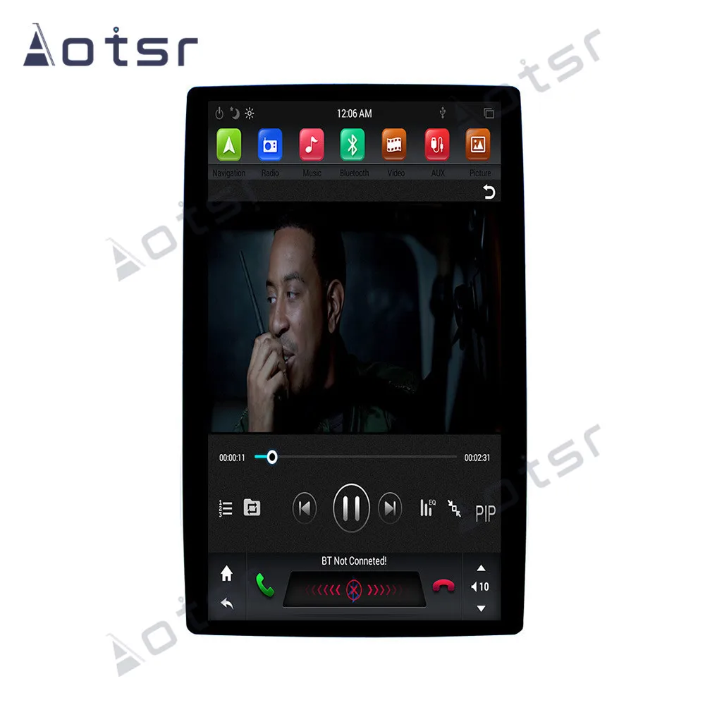 Car Vertical Screen Multimedia Android  Auto Radio Player For Toyota RAV4  GPS Navigation carplay DSP