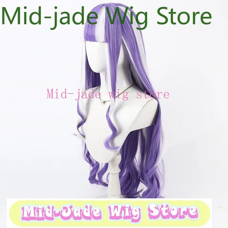 BanG Dream! RAISE A SUILEN PAREO Nyubara Reona Cosplay Wig Long Curly Hair Pink Blue Mixed Heat Resistant Synthetic Bandori - view 3