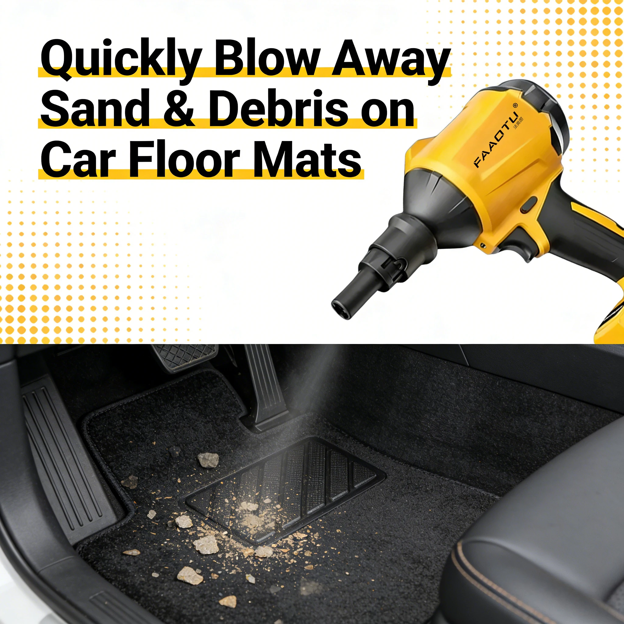 

FAAOTU Cordless Air Gun, Same Powerful Performance as DW Air Blower Compatible with DW batteries NO battery