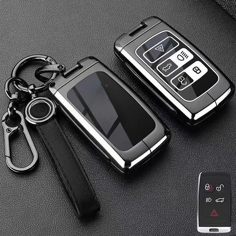 Zinc Alloy Car Key Case Cover Shell Protector Fob Holder for Jaguar XEL XFL E-PACE F-PACE F-TYPE XF XE XJL I-PACE Accessories