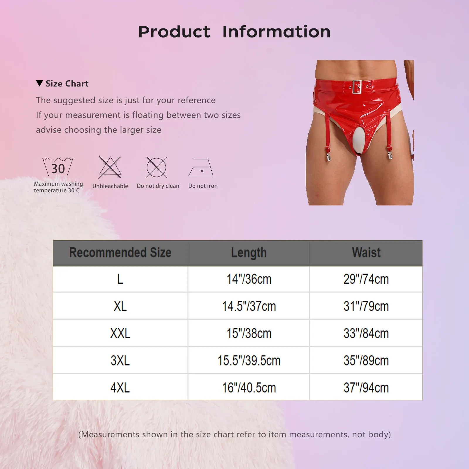 رجل الملابس الداخلية اللاتكس Crotchless الملابس الداخلية براءات الاختراع والجلود ملخصات مع مقاطع الرباط عالية الخصر مفتوحة المنشعب سراويل رفيعة كلوبوير