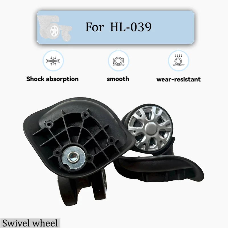 

For HL-039【Impact-Resistant】Luggage Wheel Replacement Repair Parts Multi-Directional Silent Wheels Anti-Slip & Wear-Resistant