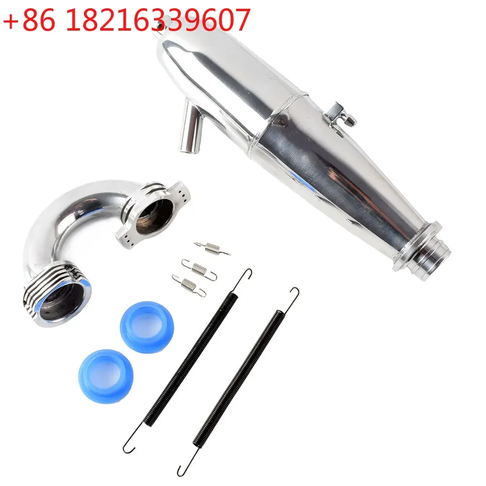 TAO Exhaust Pipe 1/8 Remote Control Car Model Parts for SH GO 21 Class 28 Engine DIY Tools