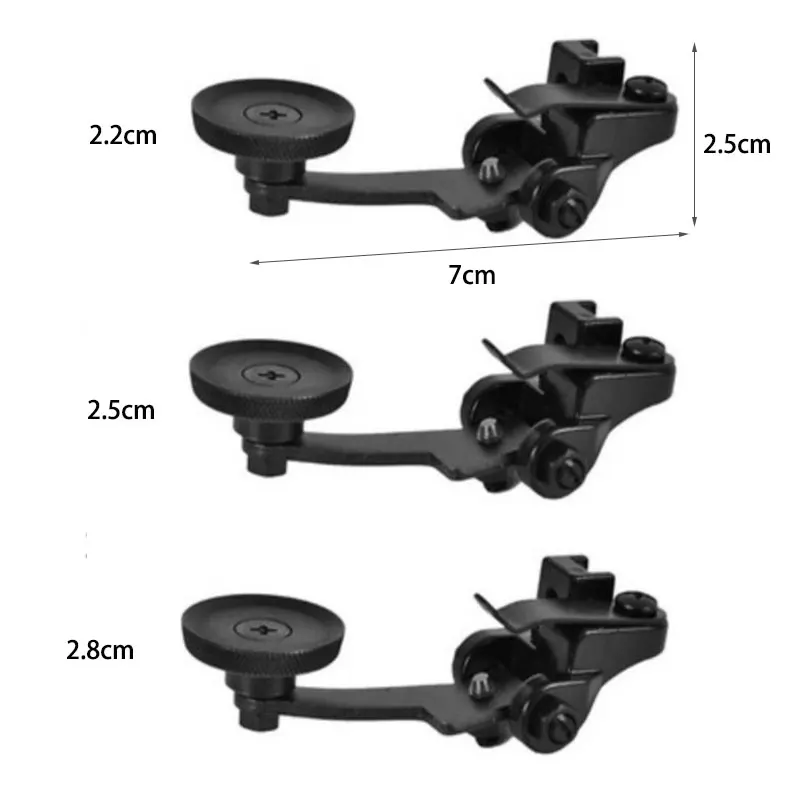 Universal Factory Presser Foot Leather Metal Compatible Sewing Machine Roller Foot for Singer 17U/18U 810 High Head Flat