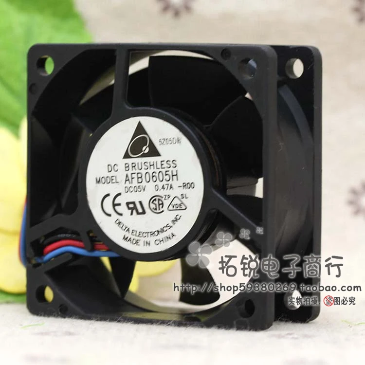 Delta Delta Afb0605h 5V 0.47a 6025 Network Box Server Case USB Fan
