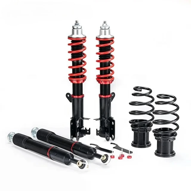 Hot Mono-tube Coilover Spring Shock Kit Adjustable Suspension system for Honda Jazz GE 2008