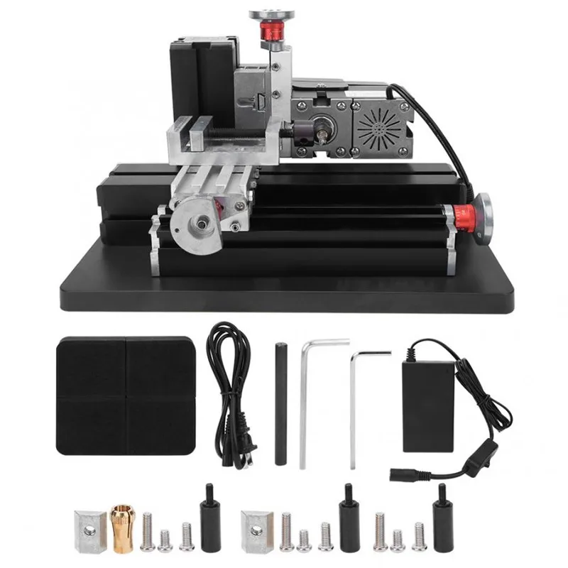 TZ20005MM Big Power 60W Mini Metal Horizontal Milling Machine 12000r/min Medium  Automatic Kids DIY Education Best Gift