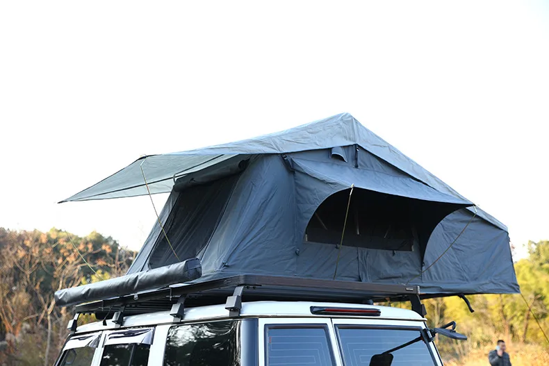 Roof tent manufacturers directly provide cross-border new products fast open 100% waterproof awning car side canopy quantity dis