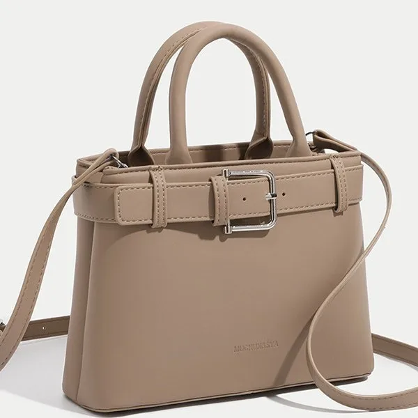 

Korean Retro Handbag for Women - Vintage Elegant Shoulder Bag, Stylish Work Commute Crossbody Purse, Minimalist Leather Tote