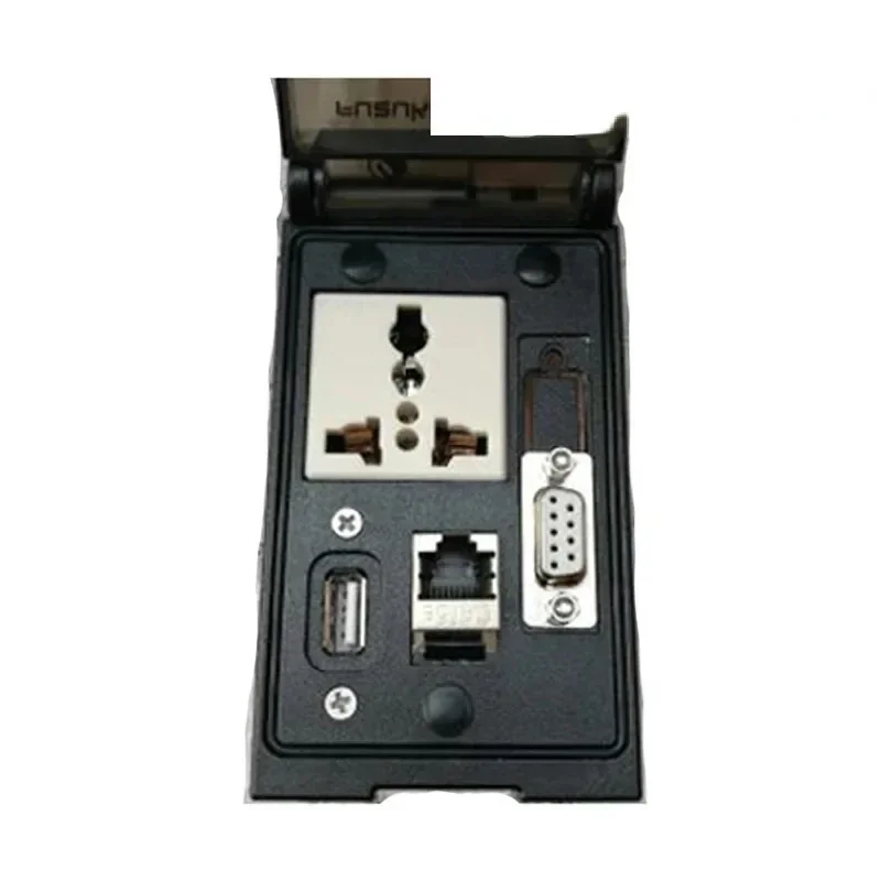 

Data communication interface front panel machine assembly line combination socket network port USB serial port P-111110-808