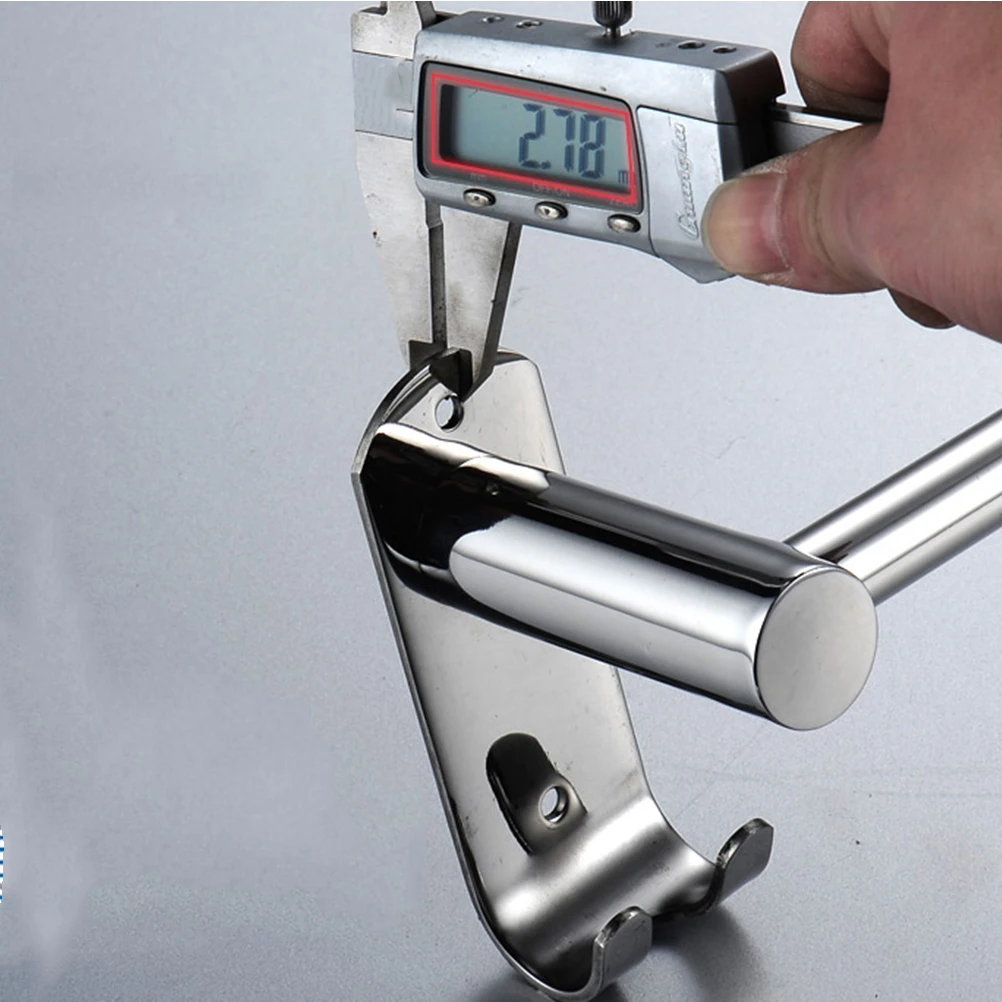 

Stainless Steel Towel Rack Multifunctional Holder Set Silver Bathroom Hanging Towel Bar Clothes Hook Shelf Clothes Hook